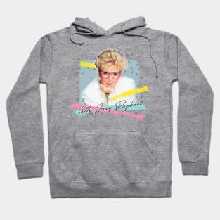 Sally Jessy Raphael / Vintage Faded Look 90s Style Fan Design Hoodie